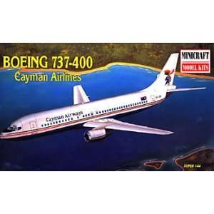   Boeing 737 400 Cayman Airways Commercial Airliner Kit: Toys & Games