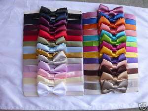 BOY TUXEDO BOW TIE 26 COLORS TO MATCH THE TUXEDO ALL SIZE  