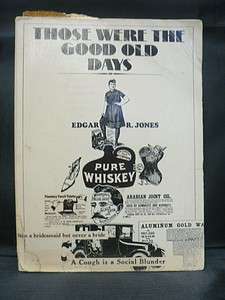 THOSE WERE THE GOOD OLD DAYS CATALOG OF OLD ADS 1880   1930  