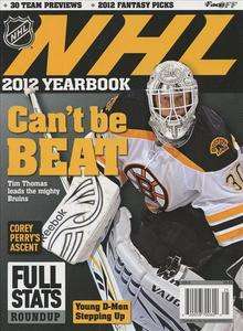 NHL Hockey Magazine 2012 Yearbook Boston Bruins TIM THOMAS  