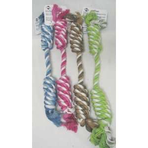  Heavy Double Twist Rope Dog Toy, 19 Assorted: Pet 