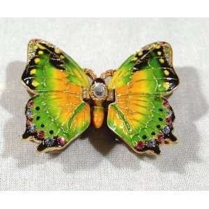  Butterfly bejeweled jewelry box 5: Home & Kitchen