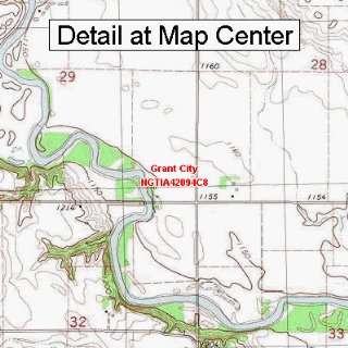   Map   Grant City, Iowa (Folded/Waterproof)