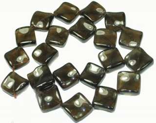 20mm Natrual Wave Square Gemstone Beads 8  