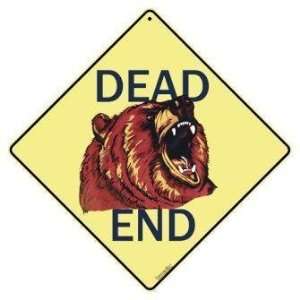  Bear Dead End Sign: Patio, Lawn & Garden
