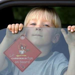  Arizona Cardinals Lil Fan On Board Sign: Sports 