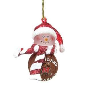   Striped Acrylic Basketball Snowman Ornament (2.5) Sports & Outdoors