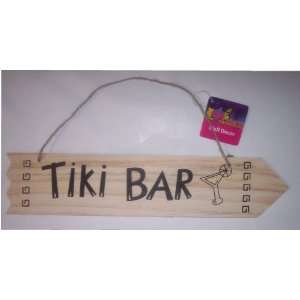 Tiki Bar Sign   Wood