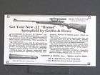 1931 GRIFFIN & HOWE .22 Hornet Springfield 1903 Custom Rifle magazine 