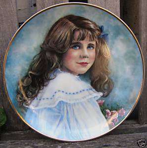 FRANKLIN MINT QUEEN MOTHER AS A CHILD LIMITED PLATE  