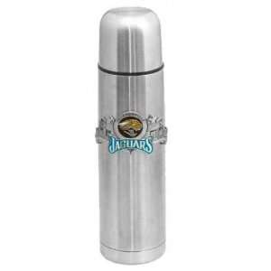   Jaguars Stainless Steel & Pewter Thermos