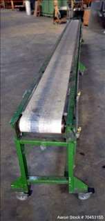 Used  Belt Conveyor. Approximate 10 wide x 224 long b  