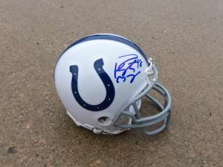 Indianapolis Colts #18 PEYTON MANNING Signed Autographed Mini Helmet 