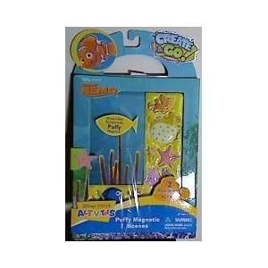   Finding Nemo Puffy Magnetic Scenes Activities Board: Toys & Games