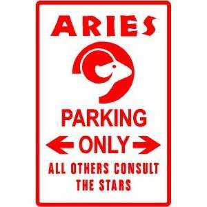  ARIES PARKING sign * street zodiac moon stars: Home 