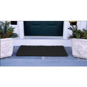   Doormat regular black woven polypropylene fiber: Patio, Lawn & Garden