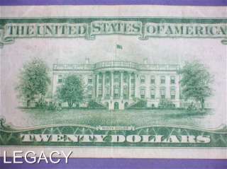 1929 $20.00 NATIONAL CURRENCY BANK OF ST. LOUIS (YS+  