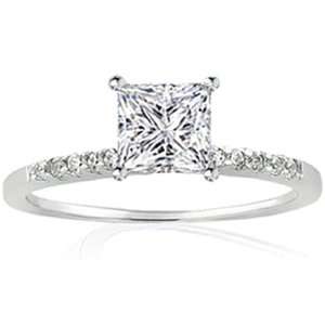  Cut Diamond Engagement Ring VS2 G IGI: Fascinating Diamonds: Jewelry