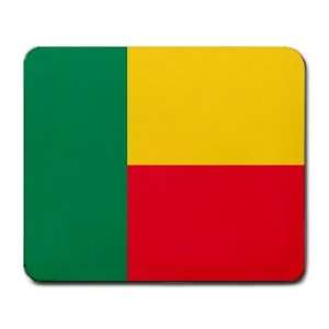  Benin Flag Mouse Pad