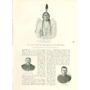  1896 True Story of Death of Sitting Bull One Bull by Major 
