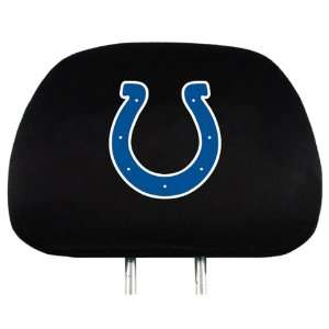 Indianapolis Colts Headrest Covers (2 Pack) Covers: Sports 