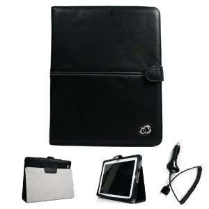   Case with Multi angle Viewing for Apple iPad 2 + Black Rapid Car
