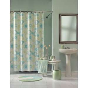   Fabric Shower Curtain Floral Sketch Apt. 9 