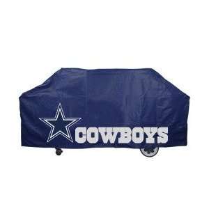  Dallas Cowboys Navy Blue Deluxe Grill Cover: Sports 