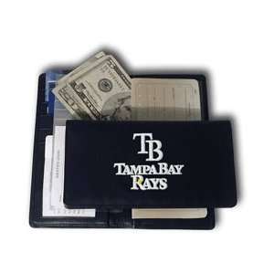  MLB Tampa Bay Rays Leather Checkbook Cover: Sports 