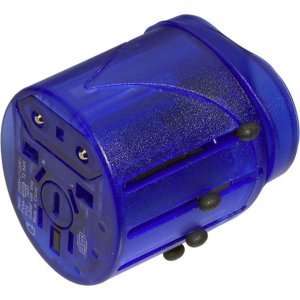  New Blue World Travel Adapter For  Player Zune iPod  