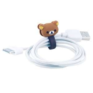  Cute Rilakkuma Brown Bear Cable Winder for IPhone 4S 