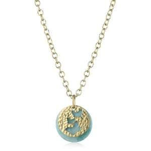  Bronzed by Barse ite Disc Necklace Jewelry