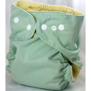    Rocky Mountain Diapers Lime and Lemon One Size Pocket Diaper Baby
