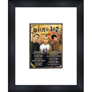  BLINK 182 UK Tour 2004   Custom Framed Original Ad 