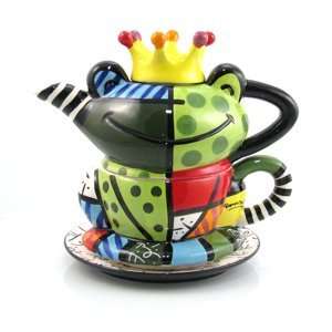  Frog T 4 1 Teapot Romero Britto: Home & Kitchen