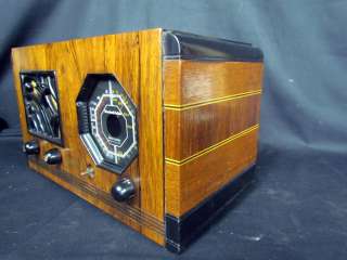 Antique RARE Stromberg & Carlson Radio Reciever 225 H, Great CASE 