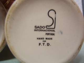Sado International Portugal 2 Handmade Bud Vases FTD  