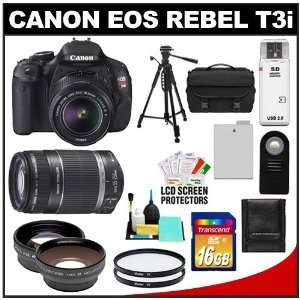  Canon EOS Rebel T3i Digital SLR Camera Body & EF S 18 55mm 