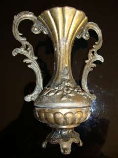 Z23 VTG Old ITALY Ornate small mini flower vase  