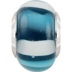  Persona Italian Glass Icebergs Charm fits Pandora, Troll 
