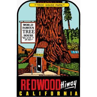  Fridgedoor Redwood Highway Travel Decal Magnet Automotive