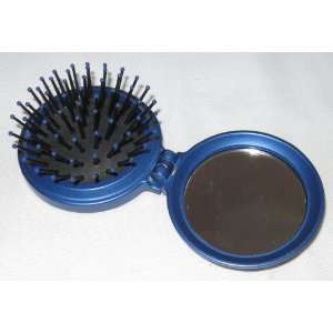  Cute Blue Compact Unfolds to Porcupine Hairbrush 