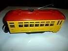 OLD CONVERSE 2 7/8 WIND UP TROLLEY, LIKE LIONEL, EARLY 1900S