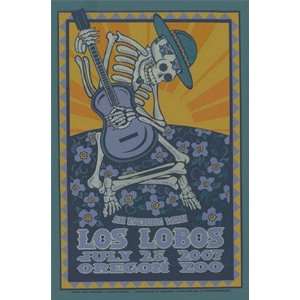Los Lobos 2007 Portland Concert Poster