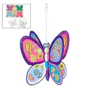  Design Your Own 3 D Butterfly Ornaments With Stickers (12 