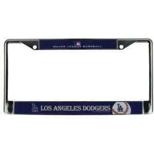  Los Angeles Dodgers   Logo Metal License Plate Frame Automotive