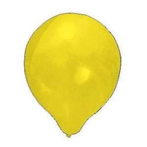   Colour Latex Balloons  12 Metallic Yellow Balloons Toys & Games