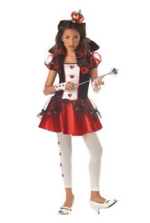 Brand New Queen Of Hearts Tween Costume C04036  