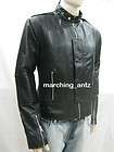 TAILOR CUSTOM MADE DESIGNER DAFT PUNK 100% real leather jacket ROCK 