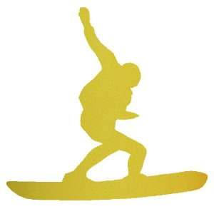  Skydiving SkyBoarding Decal Sticker   Yellow: Automotive